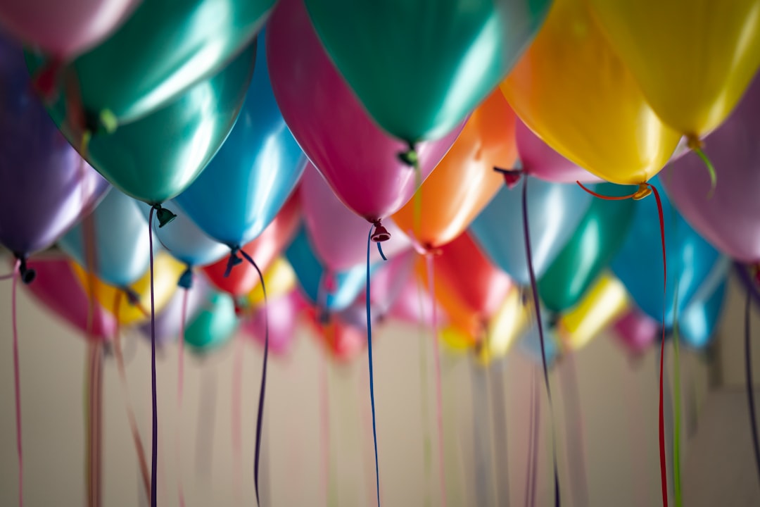 The Ballons by Party Plan Checklist selective focus photography of assorted-color balloons