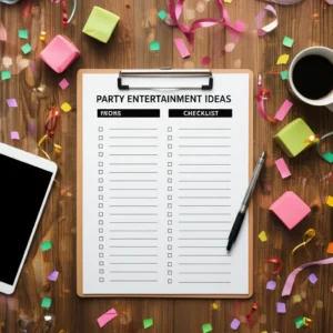 Featured image for 50 Party Entertainment Ideas Checklist 2026 Edition