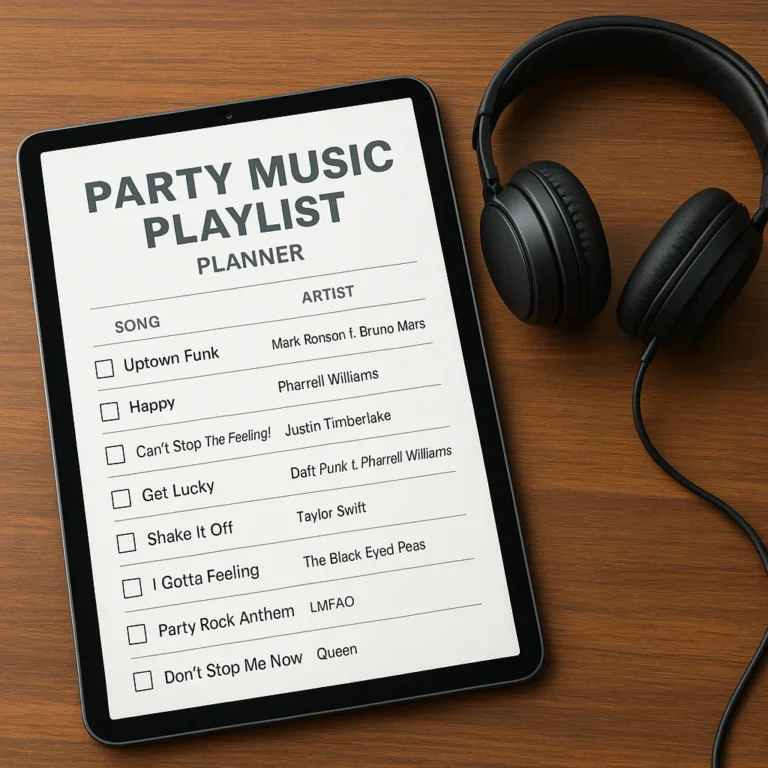 Featured image for The Ultimate Party Music Playlist Planner 5 Steps to a Perfect Night 2026