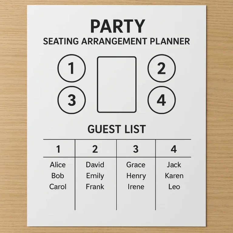 Featured image for The Ultimate Party Seating Arrangement Planner 7 Tools to Master Your Guest List 2026