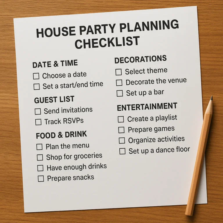 Featured image for How to Plan an Adult House Party That Actually Slaps 2026