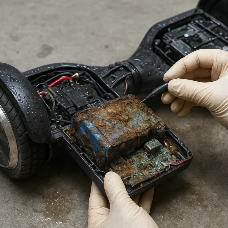 Featured image for How Does Water Damage Affect Hoverboard Batteries